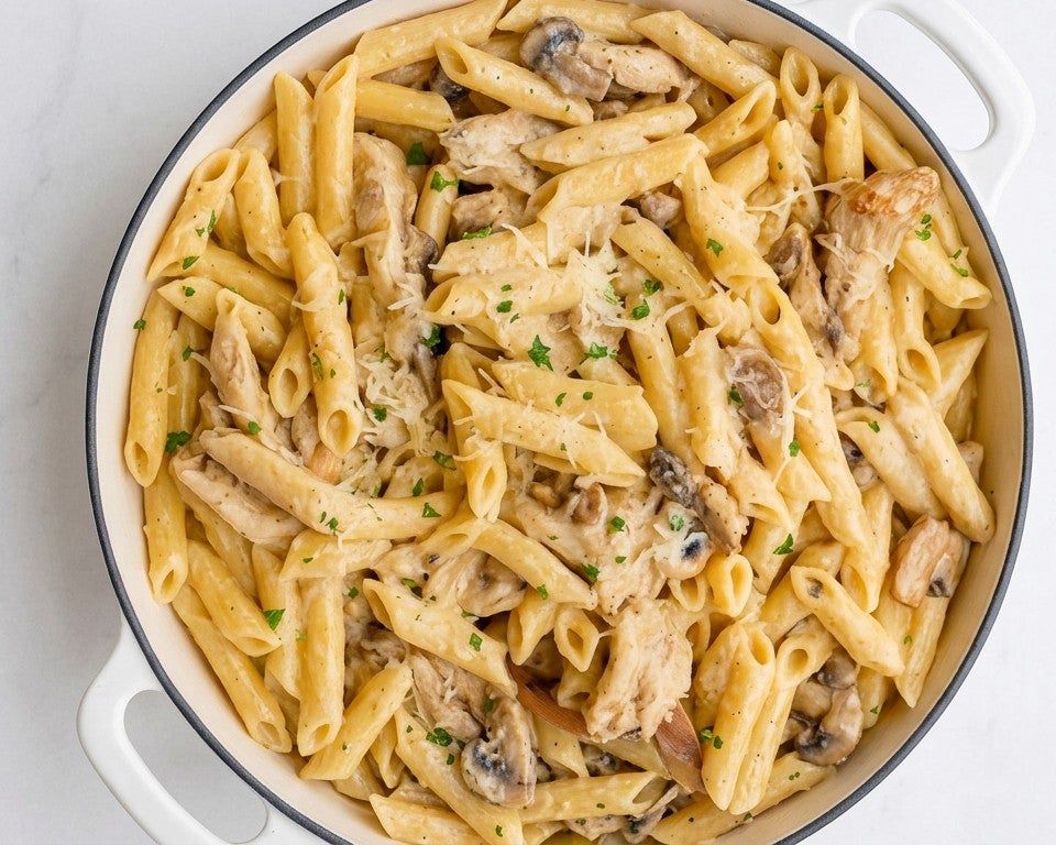Super Pasta Pasta chicken funghi